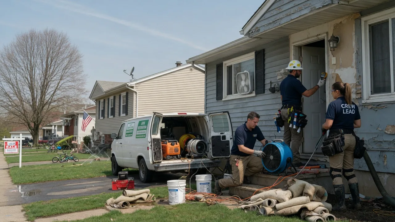 Flood Cleanup in Purmela, TX near me